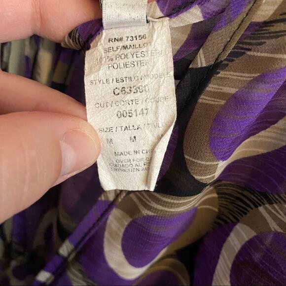 Kenneth Cole Sheer Swimsuit Cover Up Size Medium - Picture 6 of 7